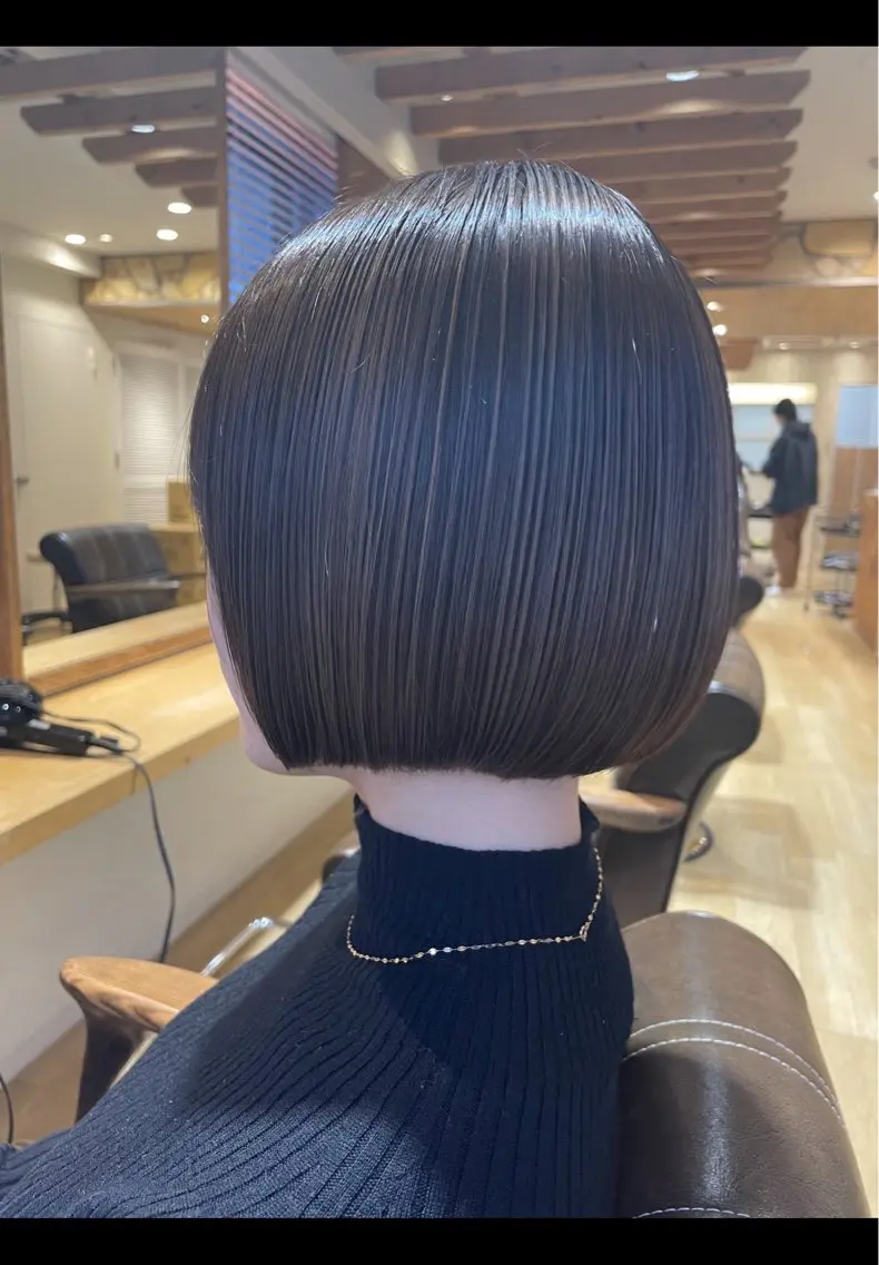 ミディアム トリートメント 萩森 龍也のヘアスタイル