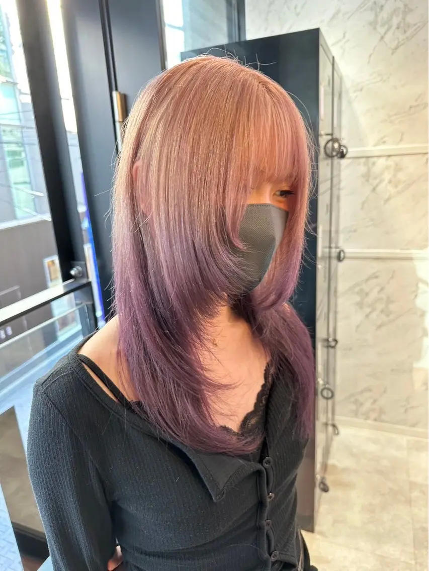 セミロング カット1100円 🛼💞/Rinnaのヘアスタイル