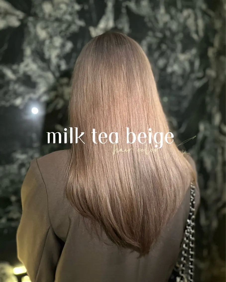 セミロング ヘアカラー 五反田カラーリスト 🖤🫧🪞佳祐のヘアスタイル