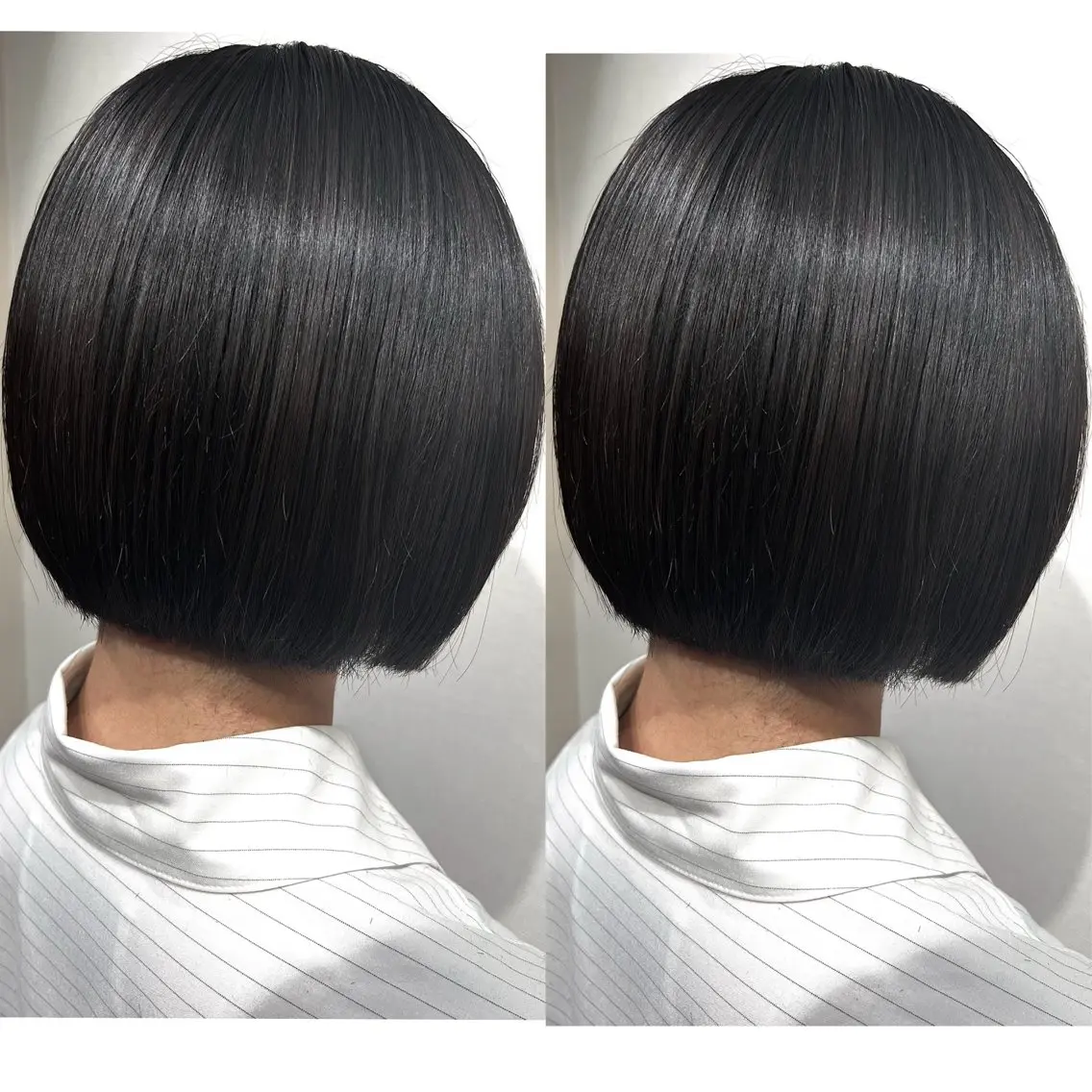 ショート 切っぱなし💇‍♀️ イヤリング🎨龍之介のヘアスタイル