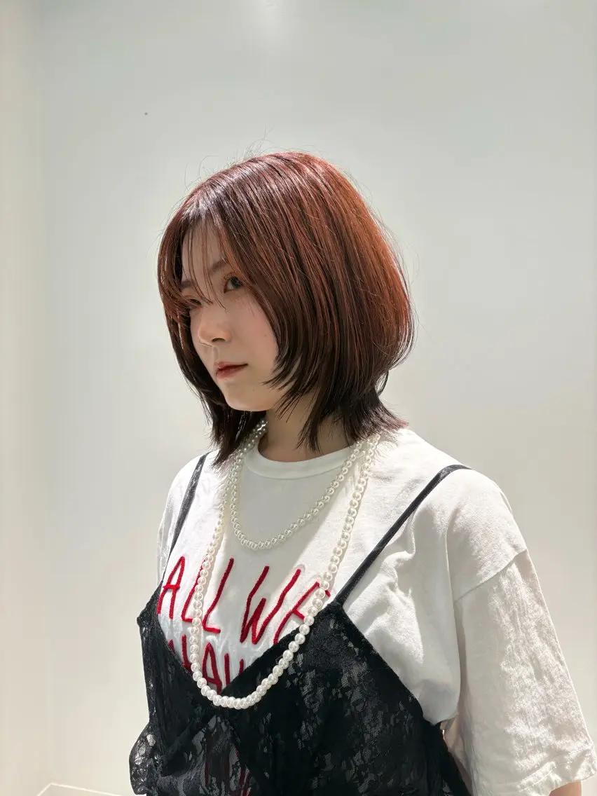 🐥レディースカットモデル《ロング・顔周りレイヤー》🐥の写真