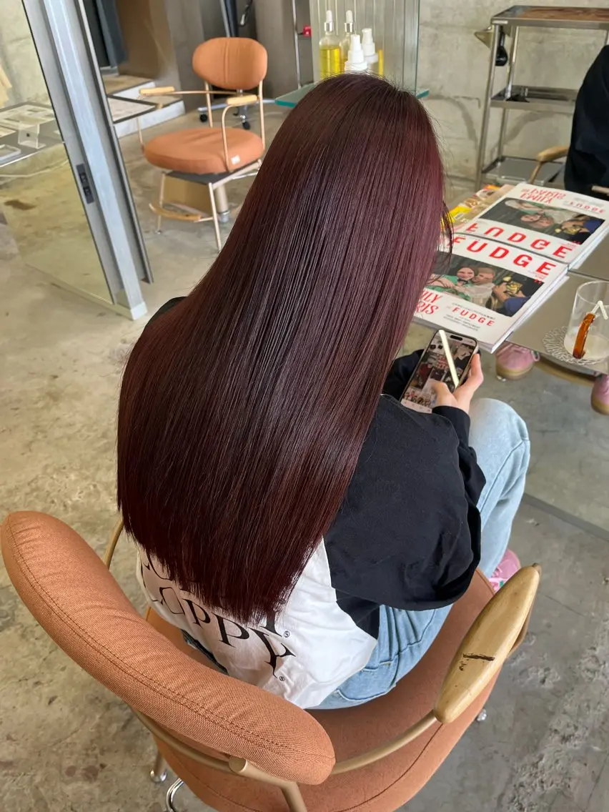 🩵one color🩵+🪼髪質改善トリートメント🪼の写真