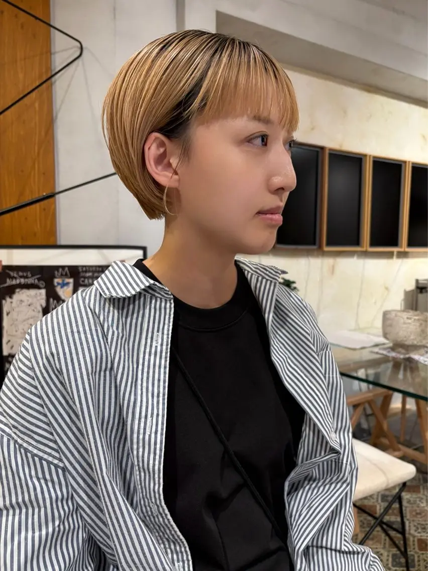 ショート 和泉市フルール 古賀　薫のヘアスタイル