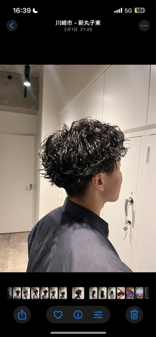 ショート パーマ メンズ カット パーマ fifth/シン🌿 透明感カラー/パーマのヘアスタイル