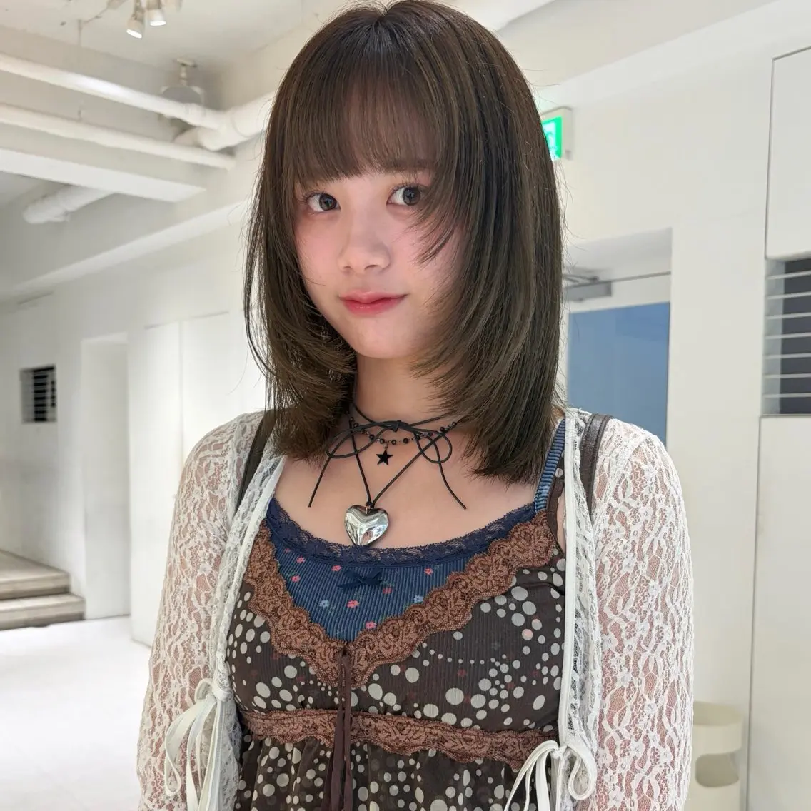 ミディアム カラー カット ヘアカラー トリートメント haruko🎀⌇ レイヤーカットのヘアスタイル