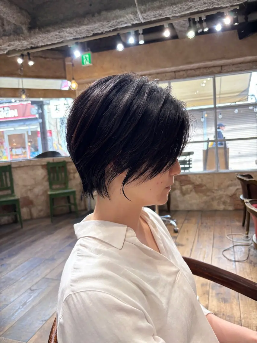 ショート カット トリートメント まう/丸みショート ・ボブ特化／高円寺のヘアスタイル