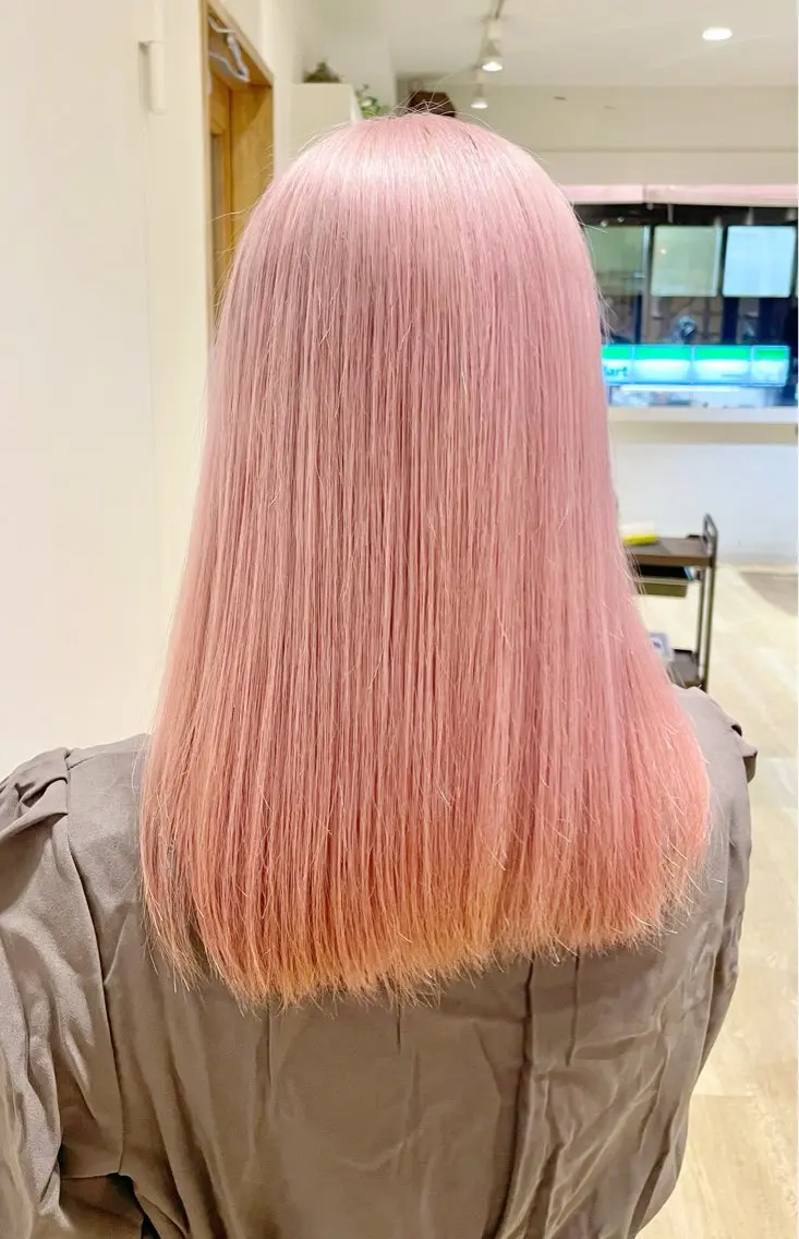 ロング カラー ヘアカラー トリートメント EIGHT新宿 新井彩斗のヘアスタイル
