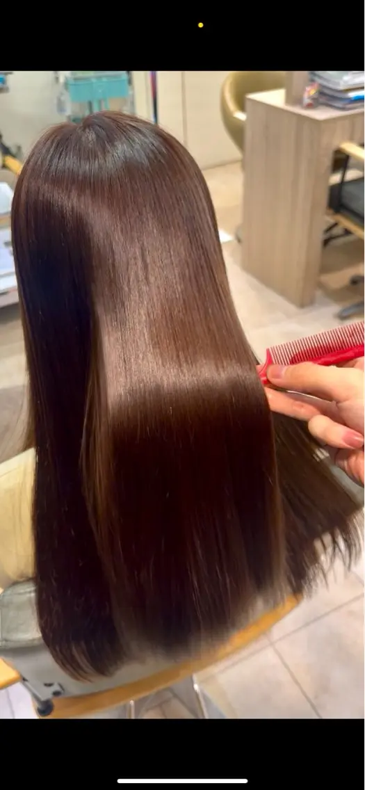 ロング カラー ブラウンカラー 透明感カラー マロンブラウン トリートメント ヘアカラー アニメデザイン美容師 /メンズカット/僚汰のヘアスタイル