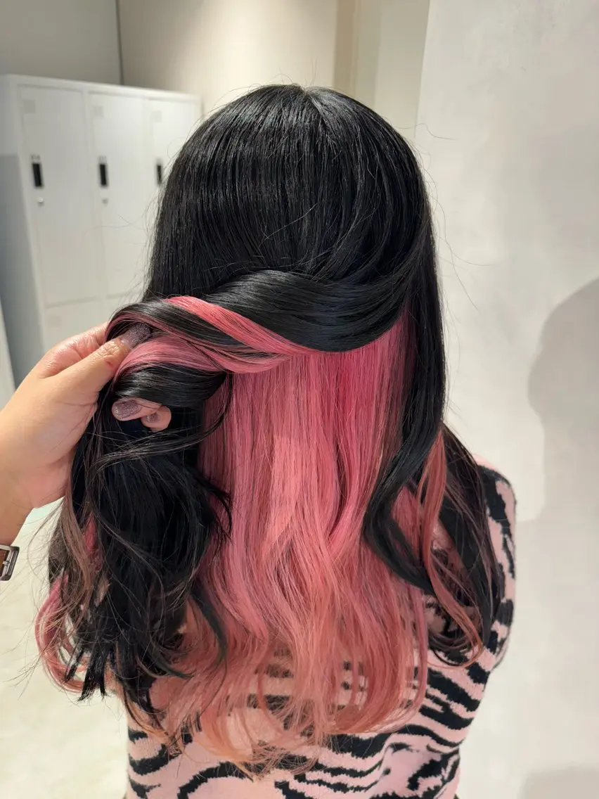 ハイトーンカラー💖🦋似合わせカット+裾カラーorインナーカラーorグラデーションカラー♡✨ケアブリーチ付き💞の写真