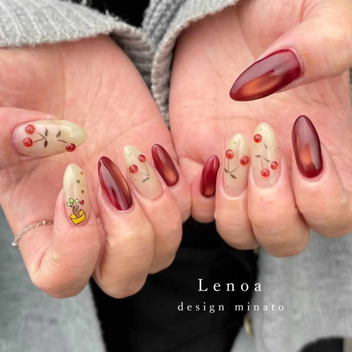 ネイル ハンドネイル Lenoa minatoのネイルデザイン