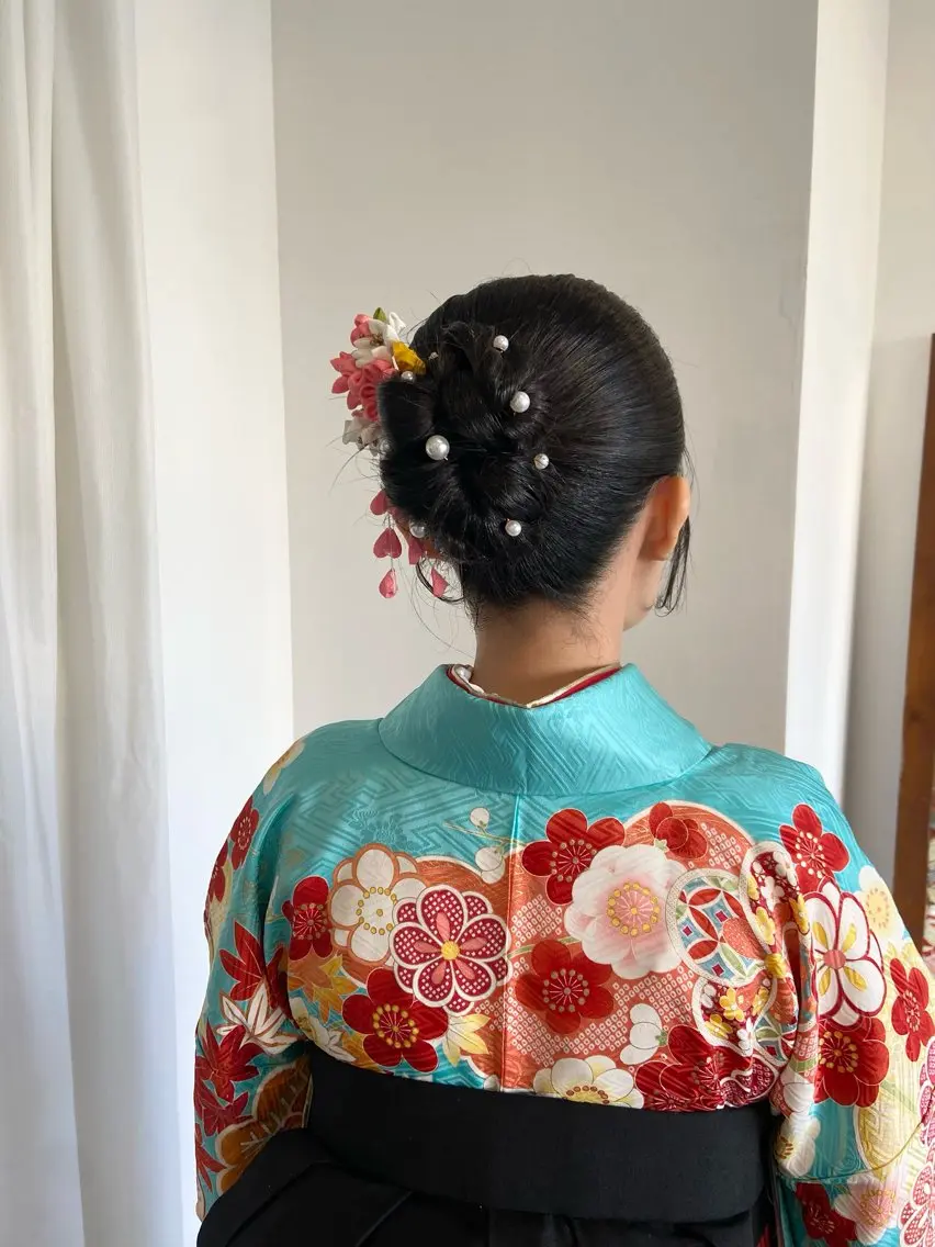 ヘアアレンジ まつ あみのヘアスタイル