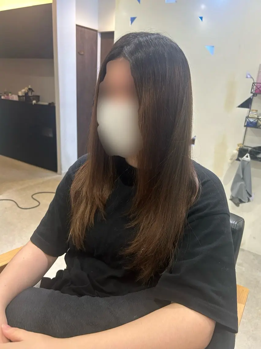 ロング 江川 輝星のヘアスタイル
