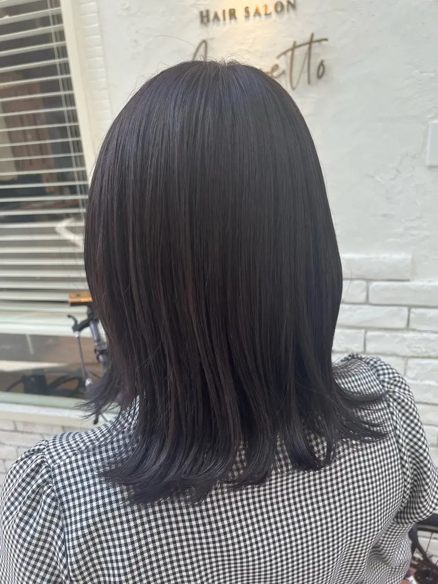 ミディアム カラー ダークグレー ダークグレージュ グレージュ カット ヘアカラー トリートメント 🌈透明感カラー🌈 🌟吉田祐介🌟のヘアスタイル
