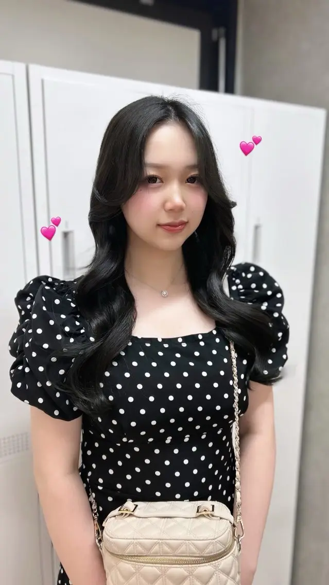 ロング カラー caho／大阪梅田 韓国ヘア♡のヘアスタイル