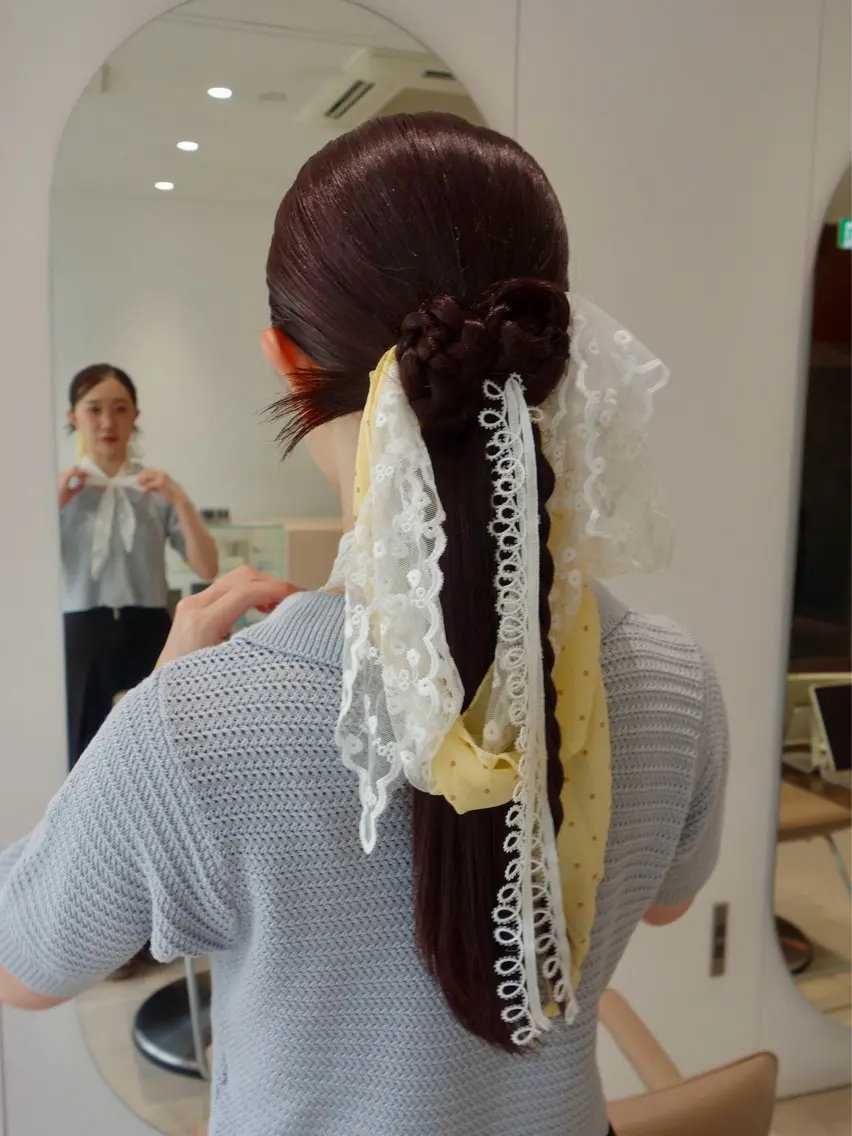 ヘアアレンジ カラーモデル募集中 🪽yu-naのヘアスタイル