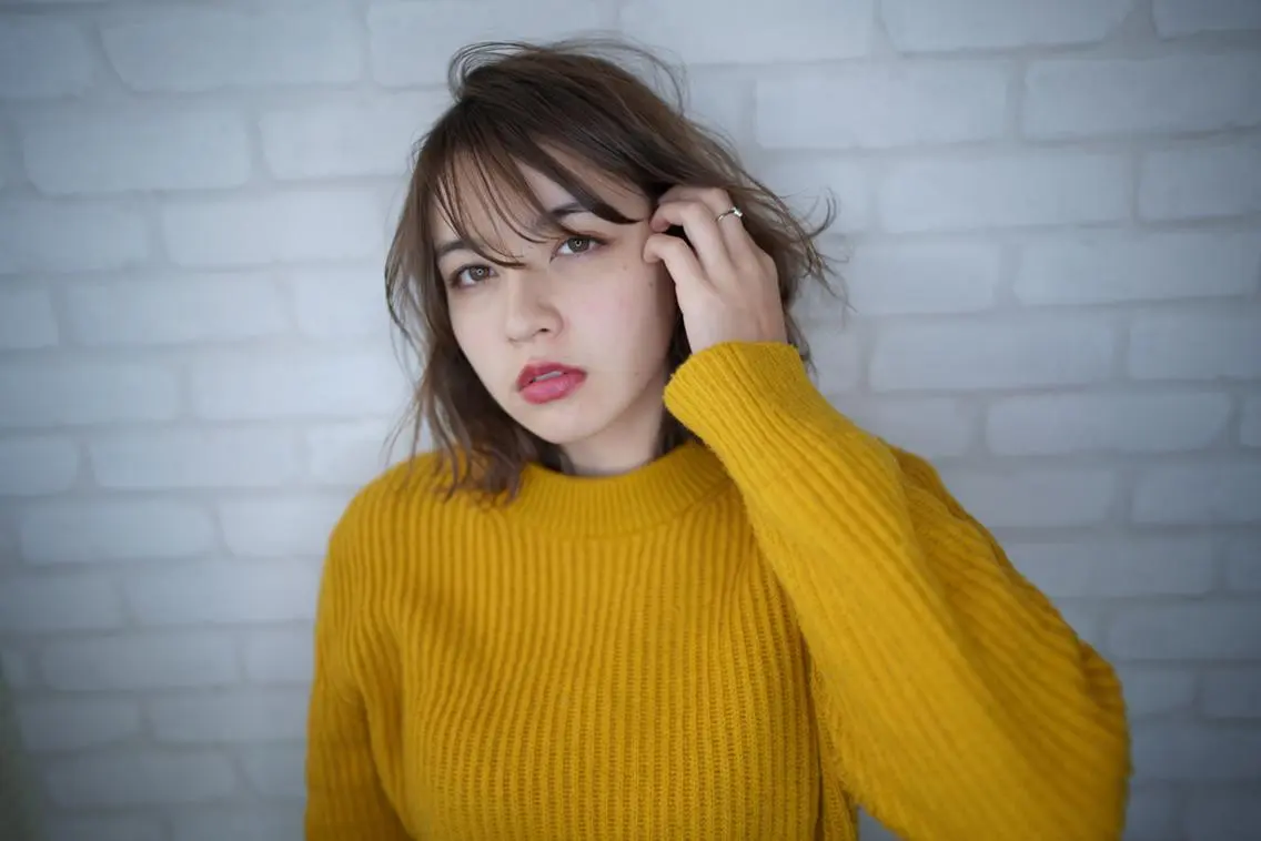 ミディアム カラー パーマ ヘアアレンジ 大久保寿高✨ なりたい色を叶える✨のヘアスタイル