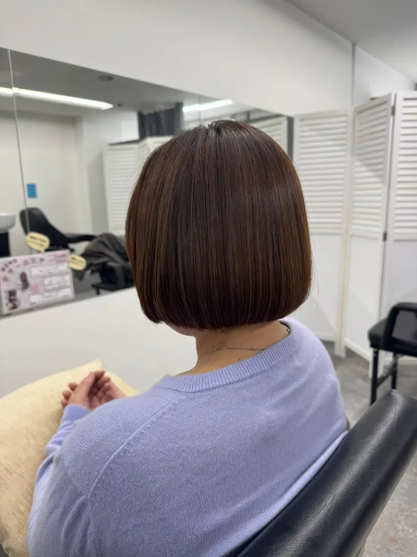 ショート 髪質改善 トリートメント 酸熱トリートメント 髪質改善メニュー 長井 美佐子のヘアスタイル