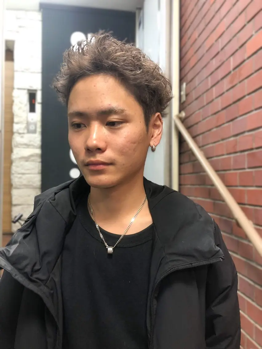 カラー ヘアアレンジ メンズ カット ヘアカラー トリートメント ヘアセット メンズ特化✂️栗原 侑也のヘアスタイル