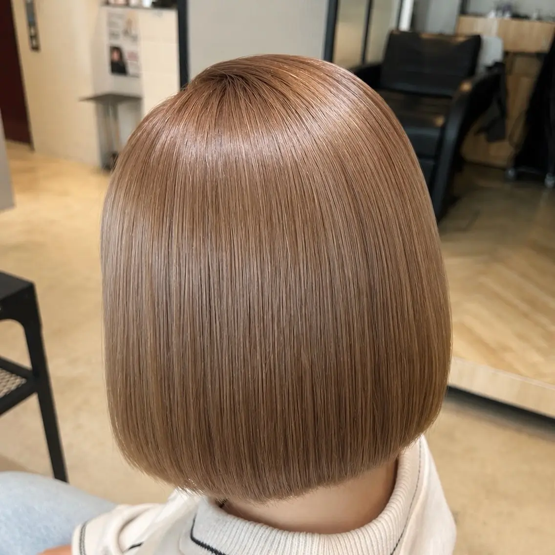 ミディアム ボブ カット 🫧MOMO おおたかの森🎀のヘアスタイル