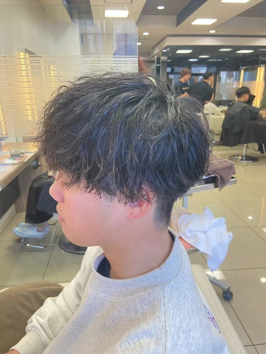 ショート メンズ メンズパーマ メンズ特化/茅ヶ崎 style磯貝裕介のヘアスタイル