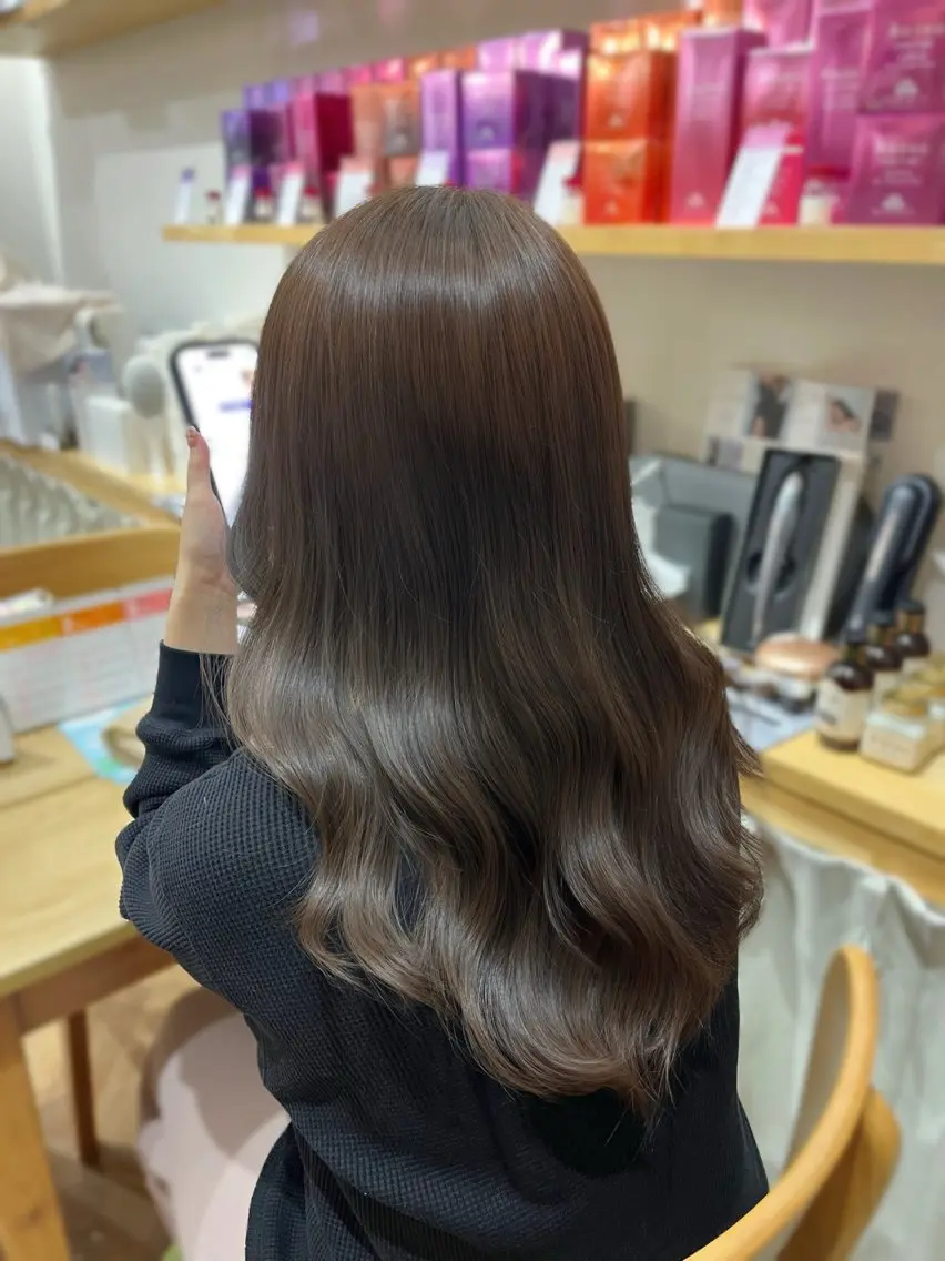 ロング カラー ヘアカラー merc.🐑🤍 山口夏希のヘアスタイル