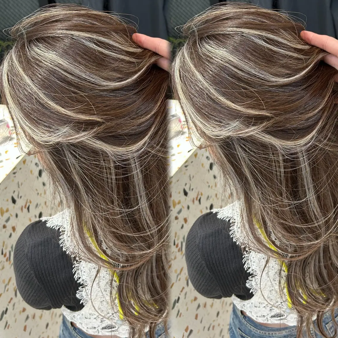 ロング カラー ヘアカラー sera 🎀ベージュのヘアスタイル