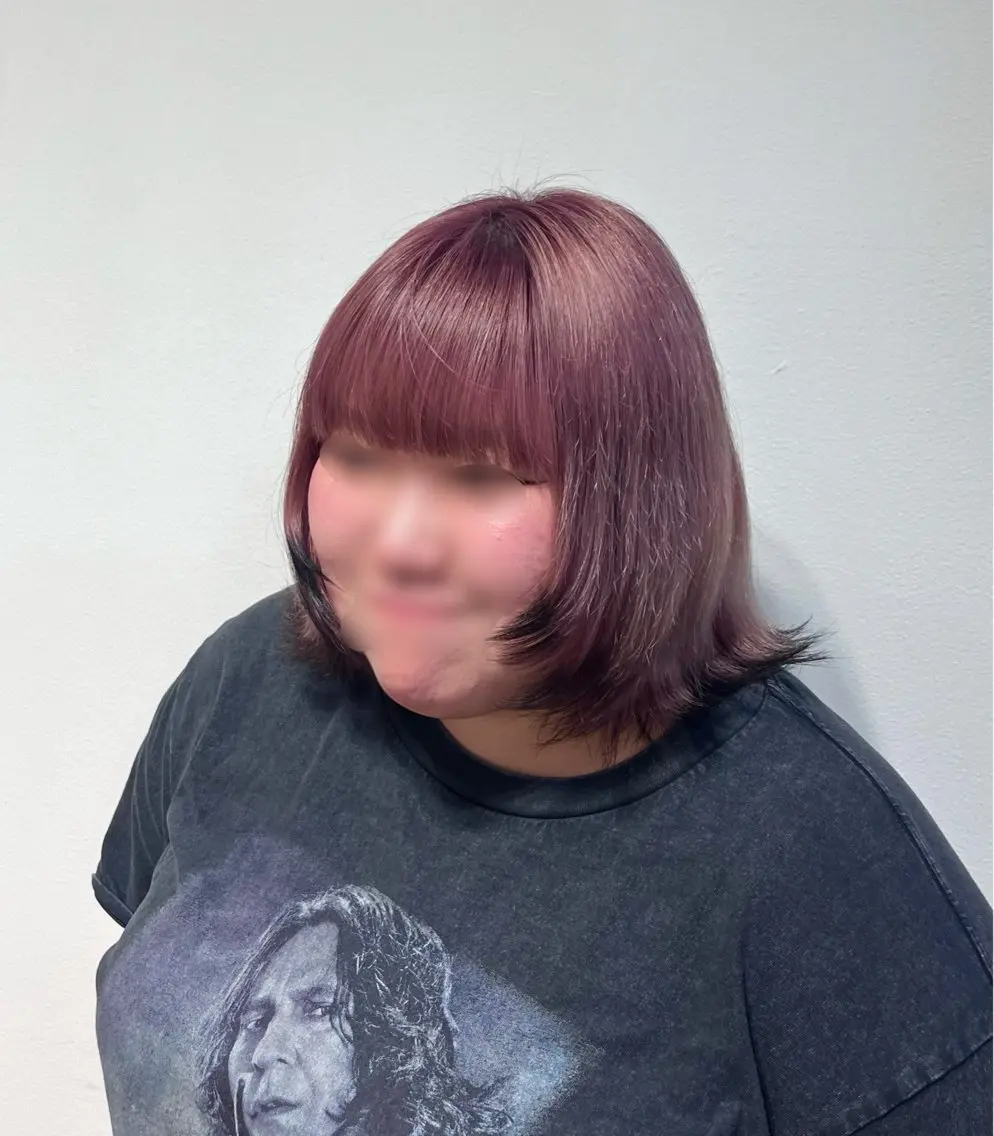 ミディアム カラー mit bytree MISAKI🎀のヘアスタイル