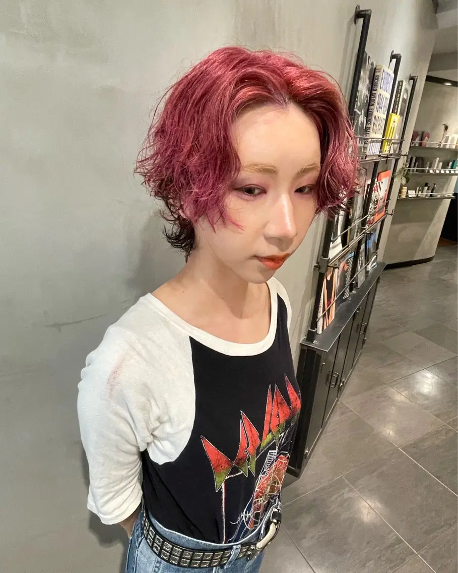 ショート カラー カット ヘアカラー トリートメント 優作 〜圧倒的信頼〜のヘアスタイル