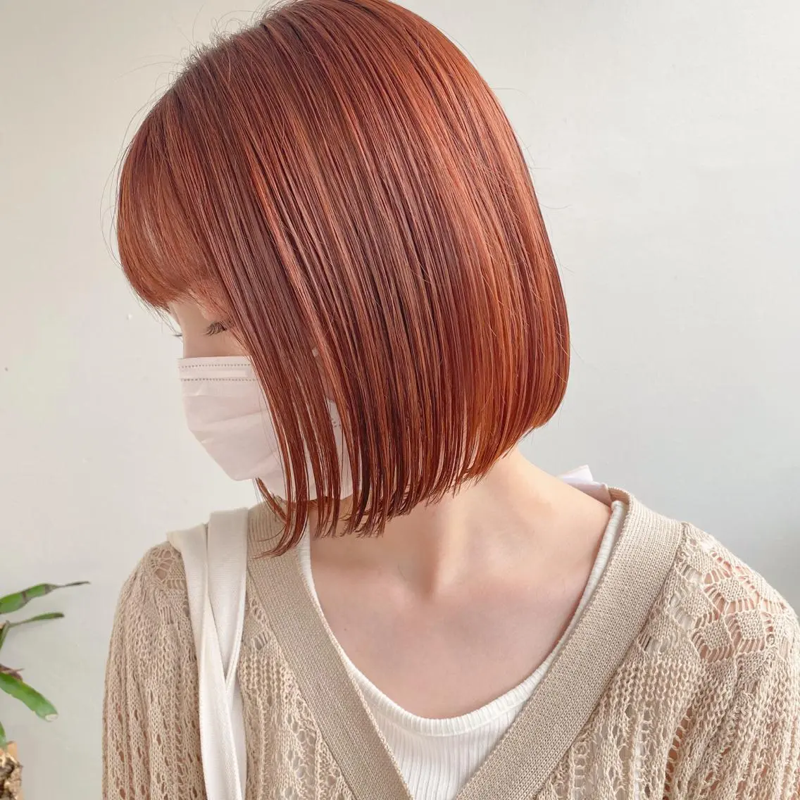 ミディアム カラー カット ヘアカラー トリートメント 艶カラー⁑ナチュラル ⁑中屋恵美🍃のヘアスタイル