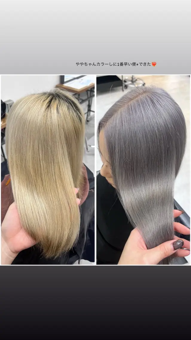 ショート カラー ダークシルバー シルバー ヘアカラー トリートメント MAKO ❤️🔥NEXTのヘアスタイル