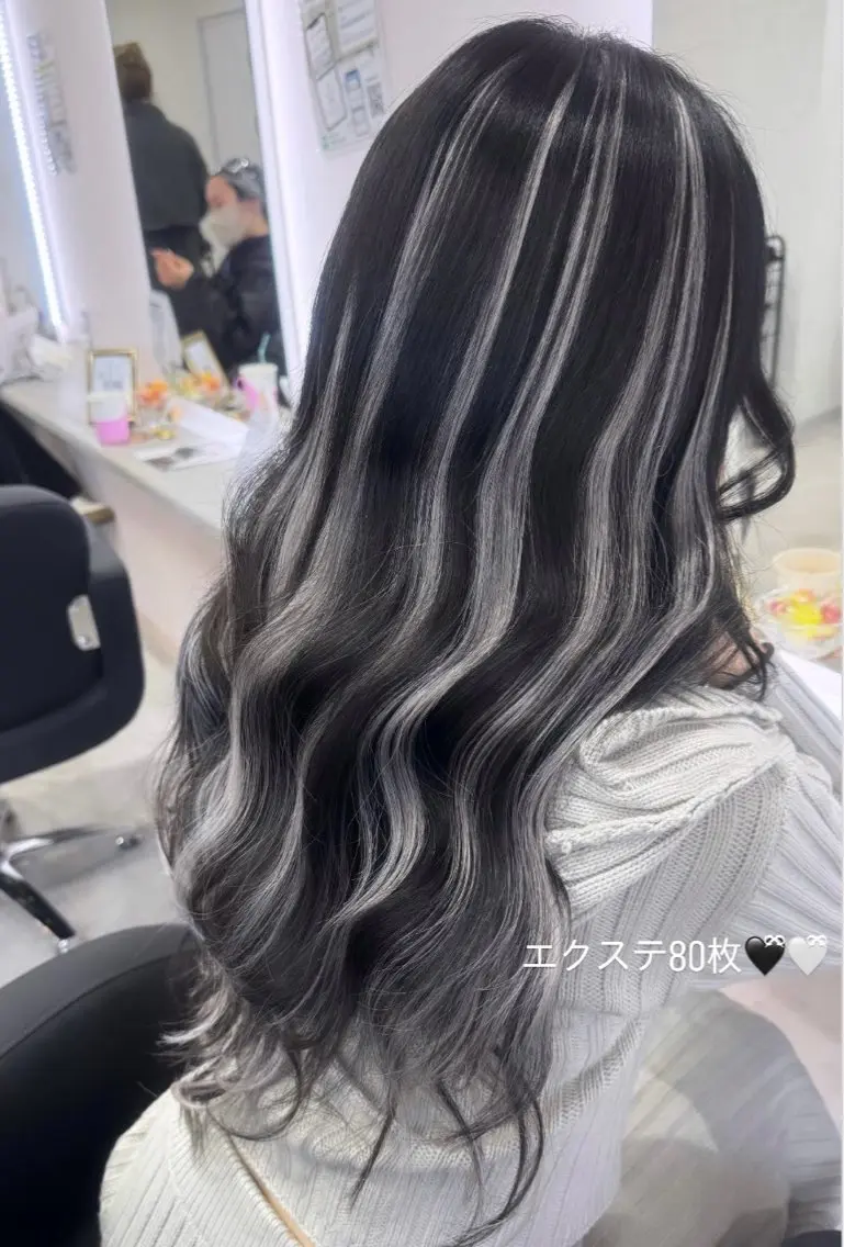 セミロング ヘアアレンジ エクステ ハイライト モテ髪提案🫧 /HaRu🏳️‍⚧のヘアスタイル