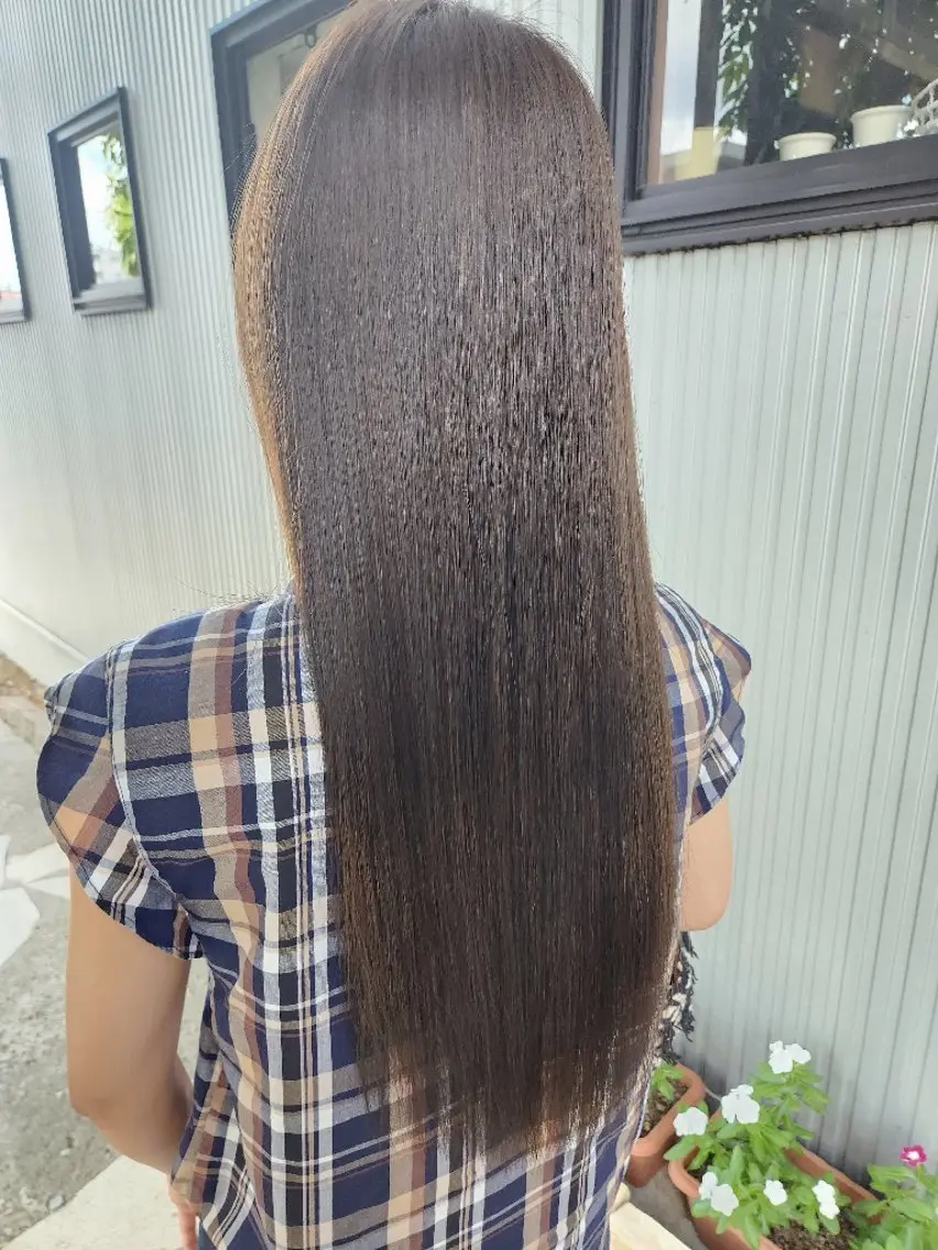 カラー ベージュカラー オリーブベージュ 縮毛矯正 ヘアカラー トリートメント ヘッドスパ 透明感カラー/髪質 改善✨筒井 昭秀のヘアスタイル