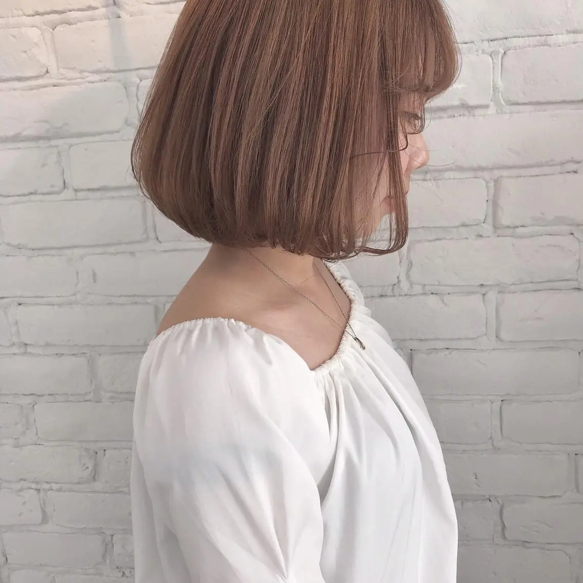 ショート 艶カラー/フェイス レイヤー/たむのヘアスタイル