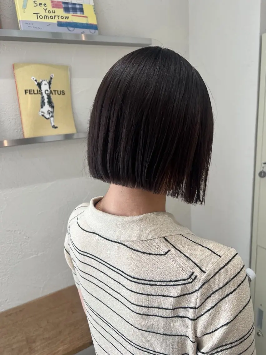 ショート カラー ヘッドスパ 谷口 舞のヘアスタイル