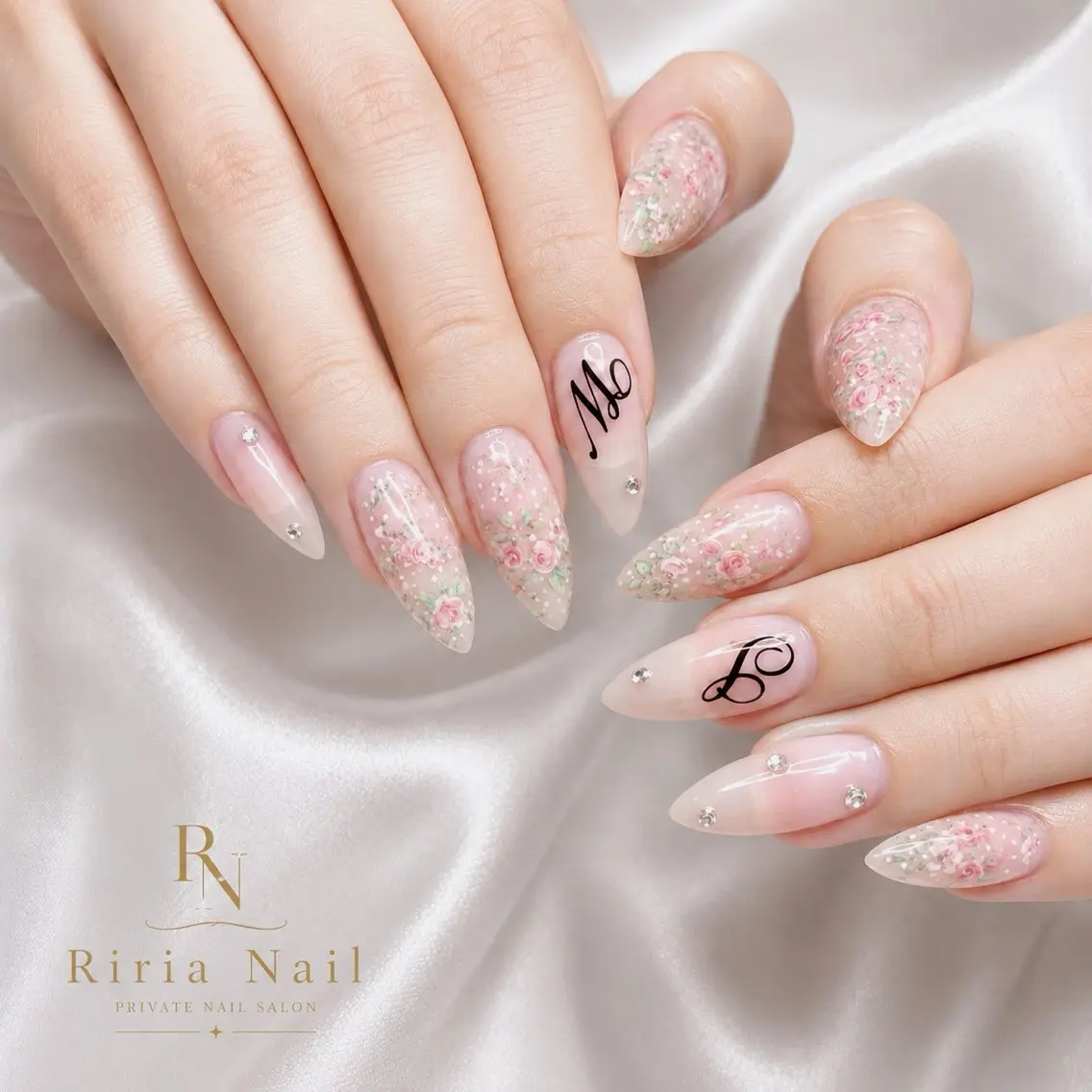 ネイル アートネイル ピンク ハンドネイル 🎀RIRia nail🎀のネイルデザイン
