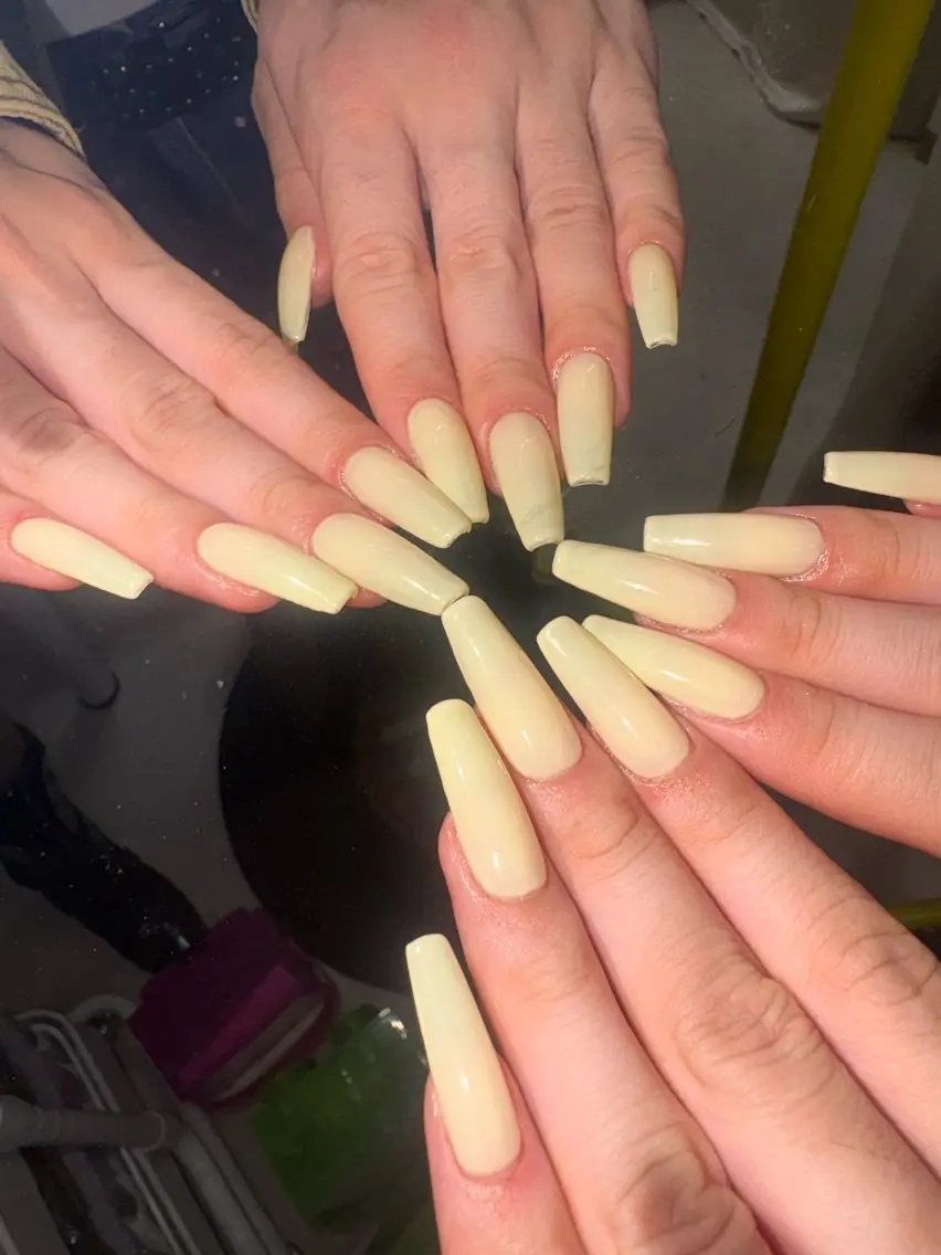 ネイル 春ネイル 33nail✴️栄 スミレ❇️Gel-xのネイルデザイン