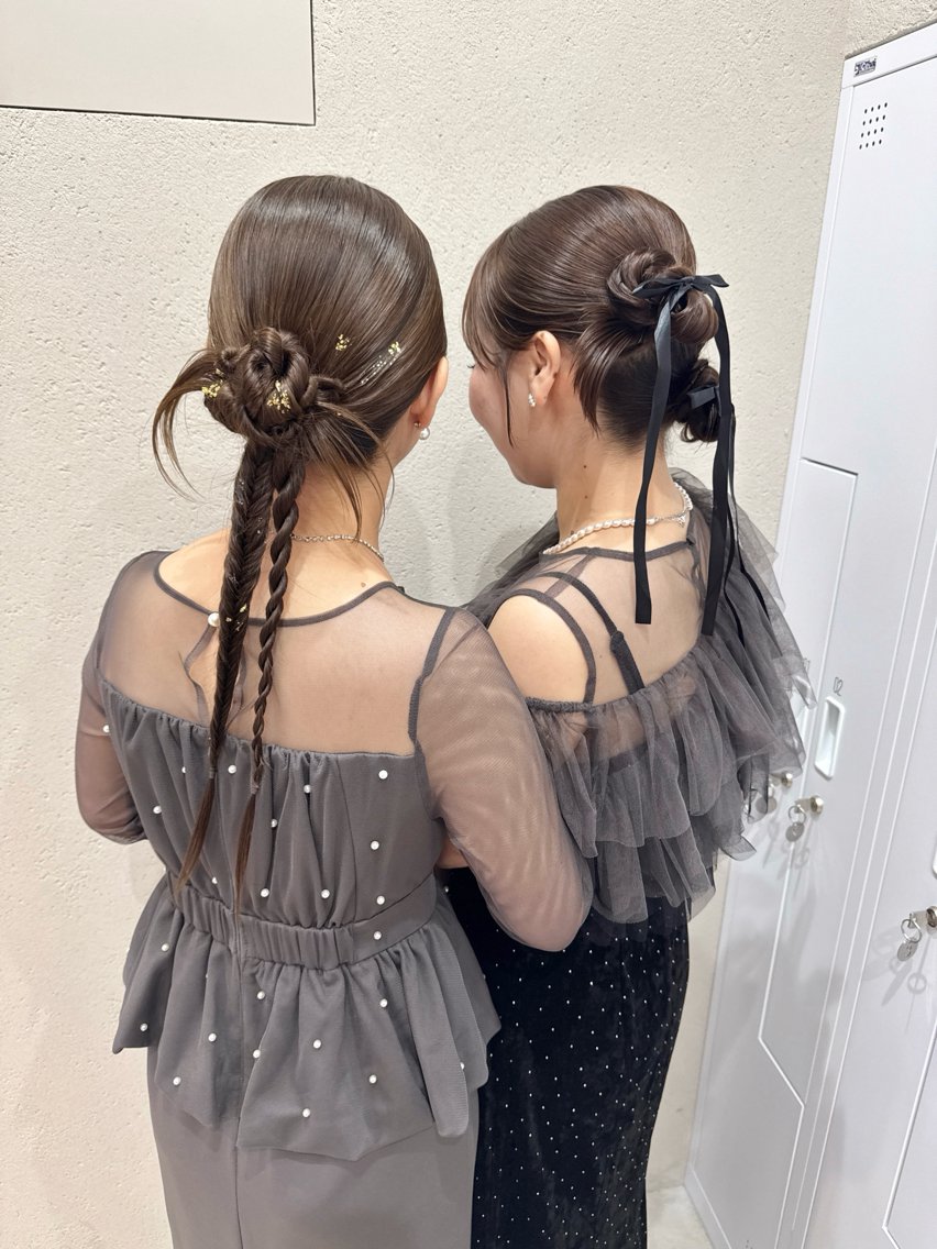 セミロング ヘアセット 三輪 恭平のヘアスタイル