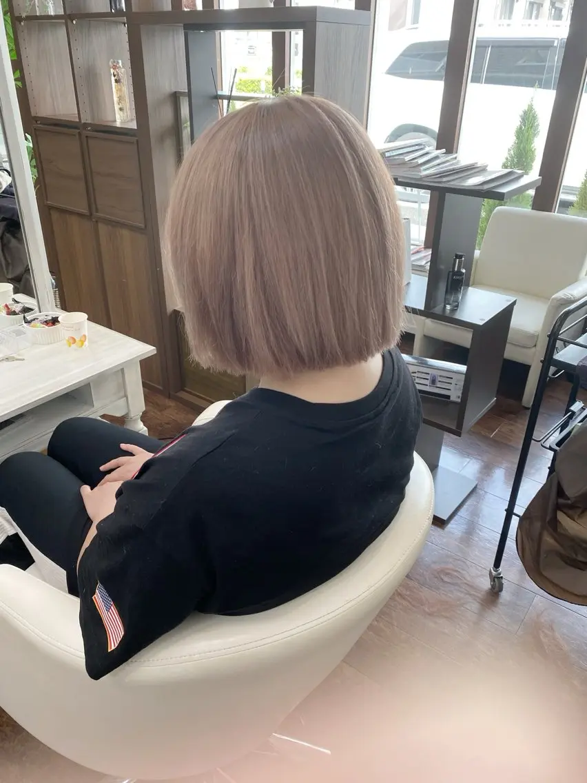 ショート カット トリートメント 細川武琉/艶カラー /Aqua limeのヘアスタイル