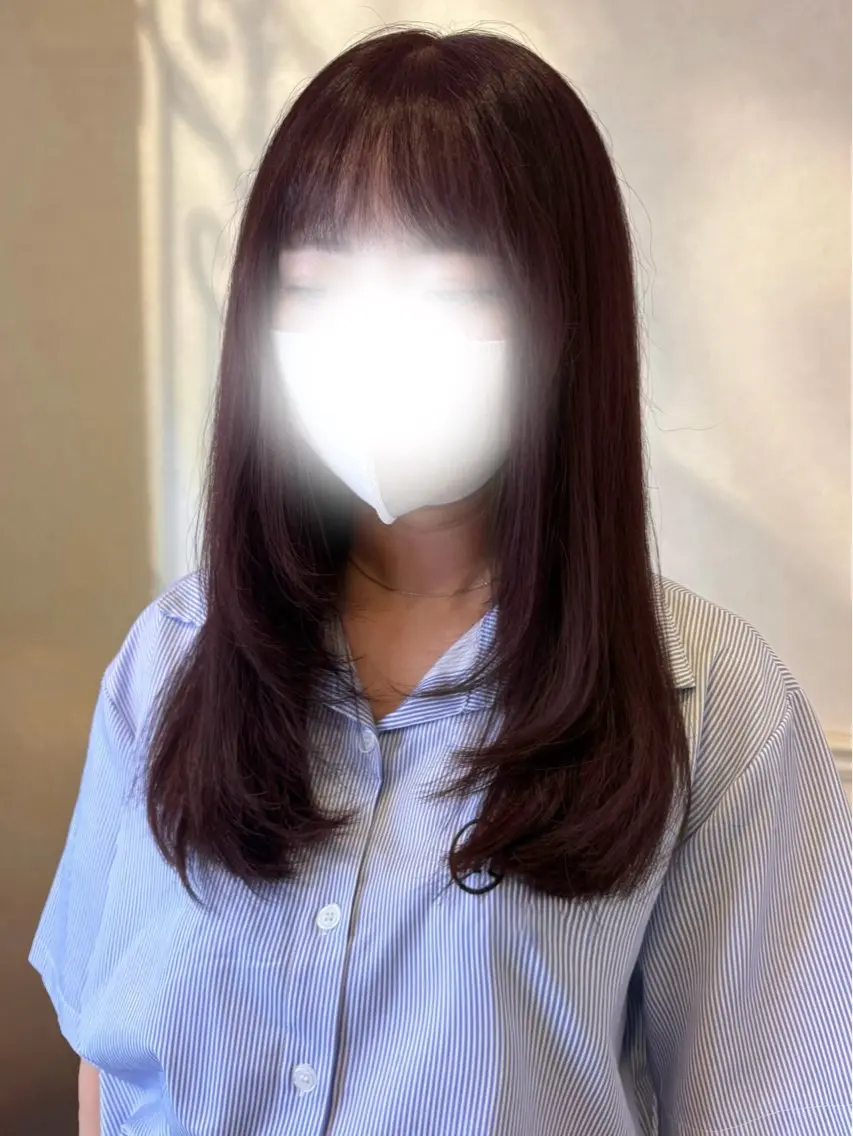 ロング カラー 艶感暖色カラー🥀/ レイヤー / れいかのヘアスタイル