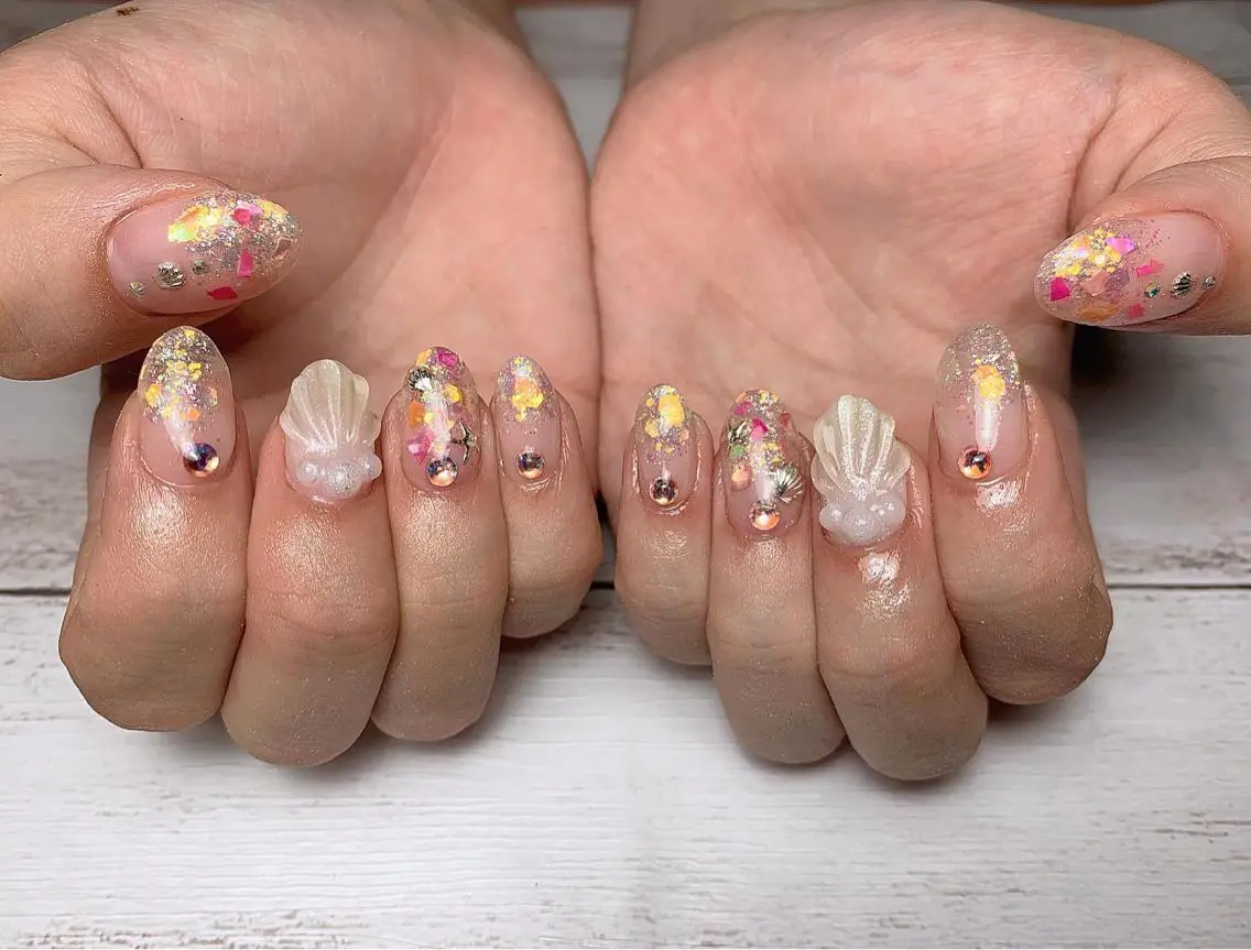 ネイル 菅野 愛花のネイルデザイン
