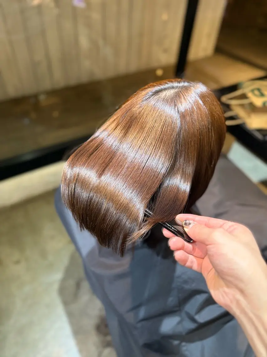 ショート パーマ 髪質改善&縮毛矯正 カット/soyaのヘアスタイル