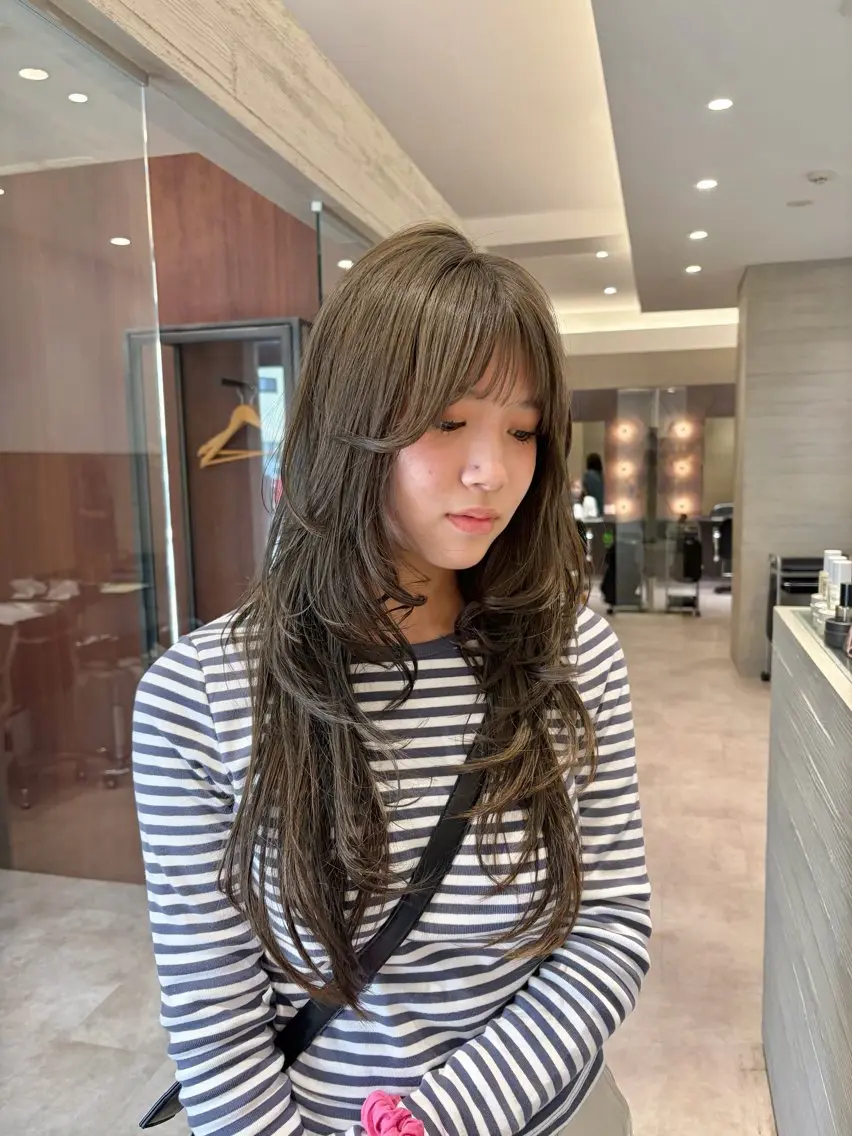 【似合わせカット+ブリーチ無しWカラー❕🫧】の写真