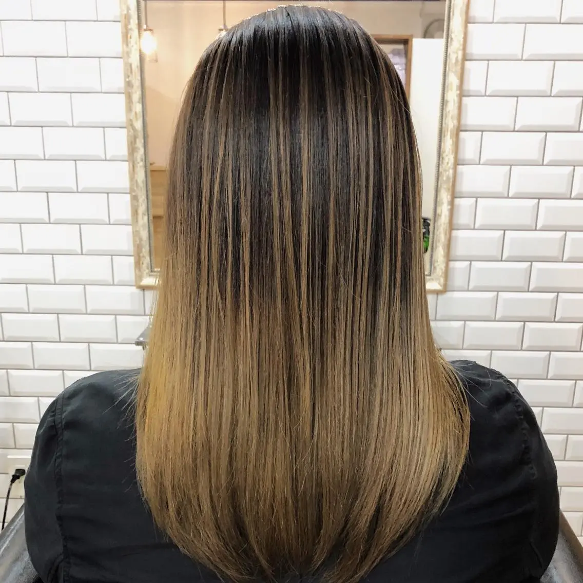 ロング カラー 橋本 敬介のヘアスタイル