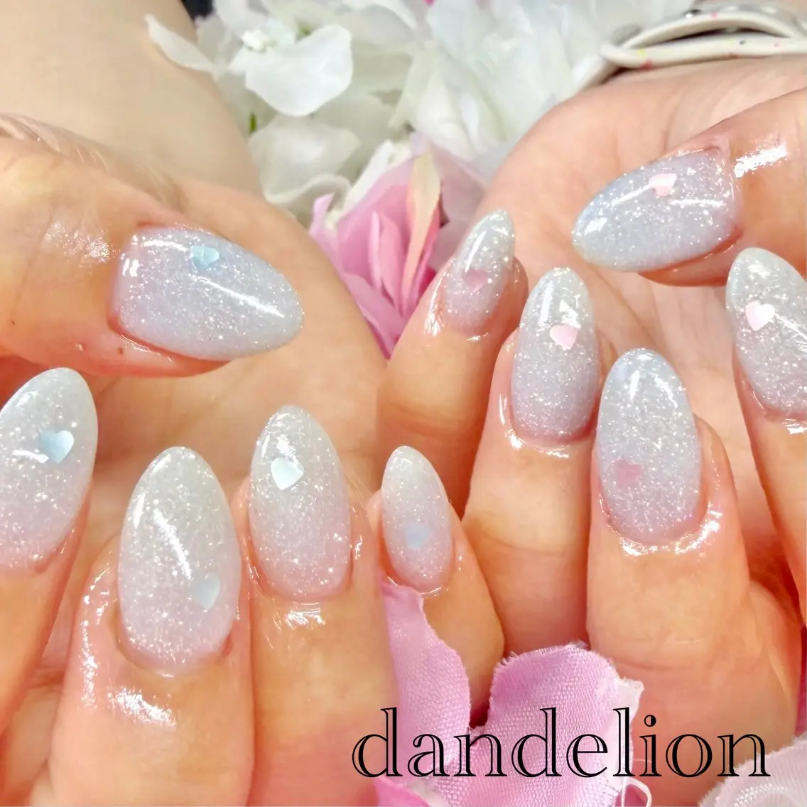 ネイル ハンドネイル ハンドケア dandelion ダンデライオンのネイルデザイン