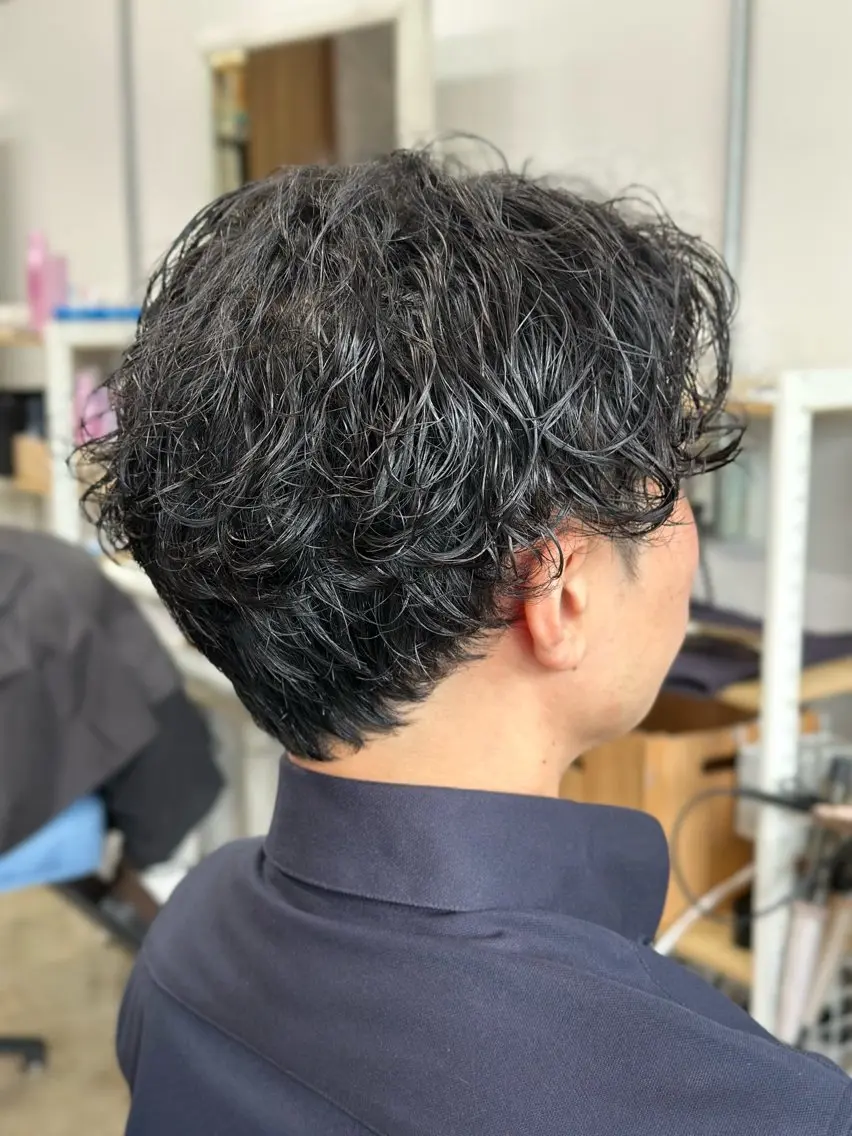 パーマ メンズ メンズパーマ パーマ Snalyメンズ特化 スエハラのヘアスタイル