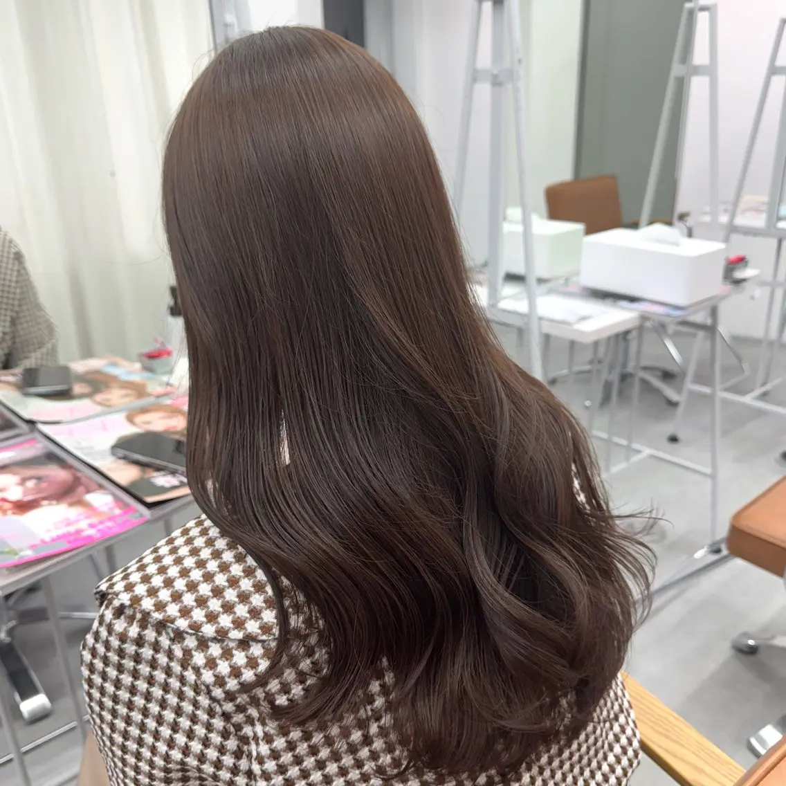ロング カラー ヘアアレンジ ヘアカラー ブリーチなしカラー /新百合ヶ丘/安形翔のヘアスタイル