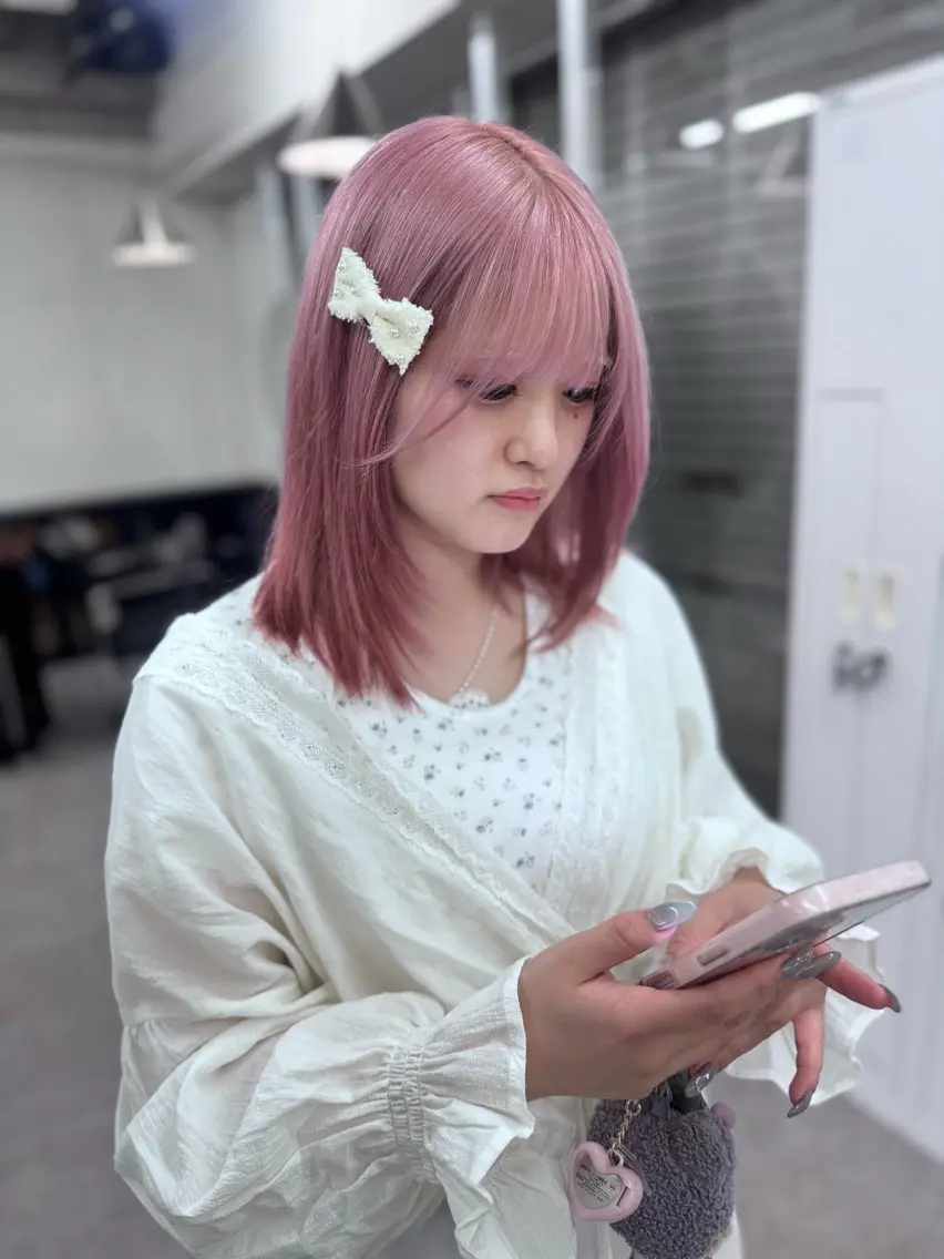 【minimo限定✨】リタッチ+カラー+クイックトリートメント🎀の写真