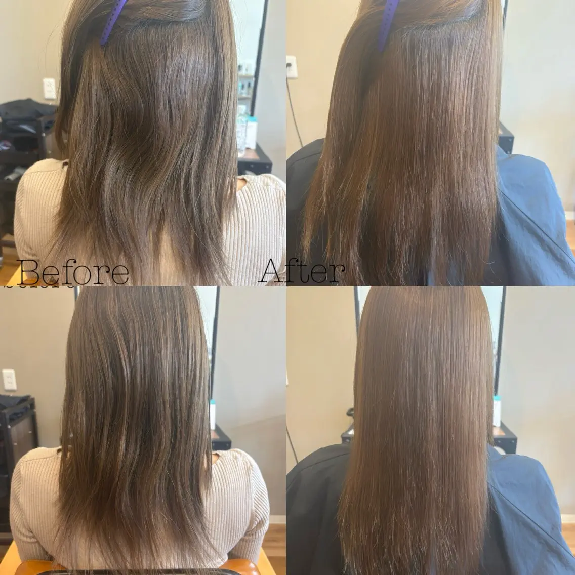 セミロング 横 田のヘアスタイル