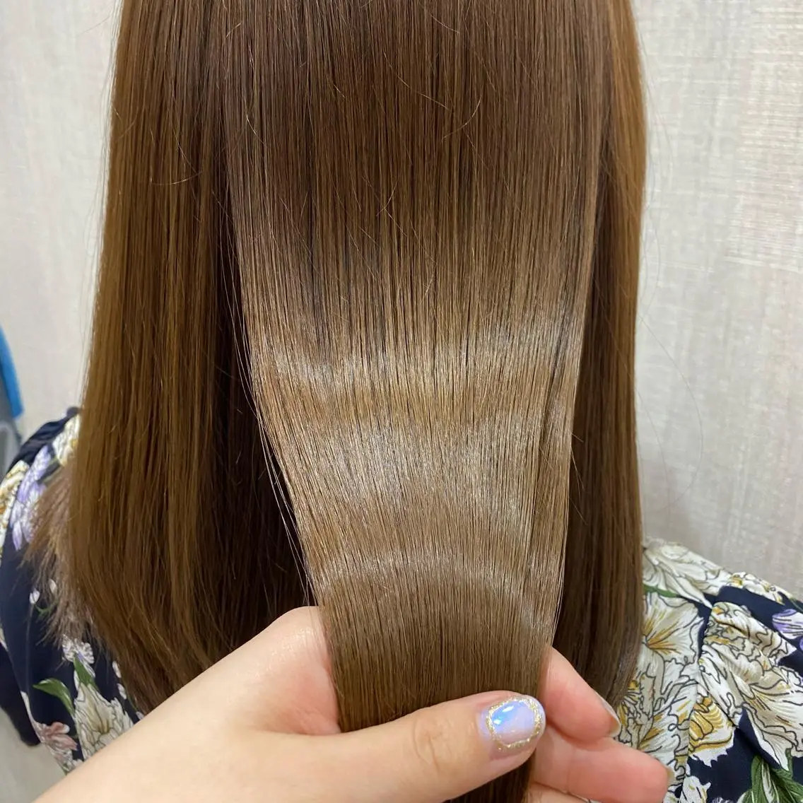 💫うる艶縮毛矯正(リタッチ)➕トリートメントの写真