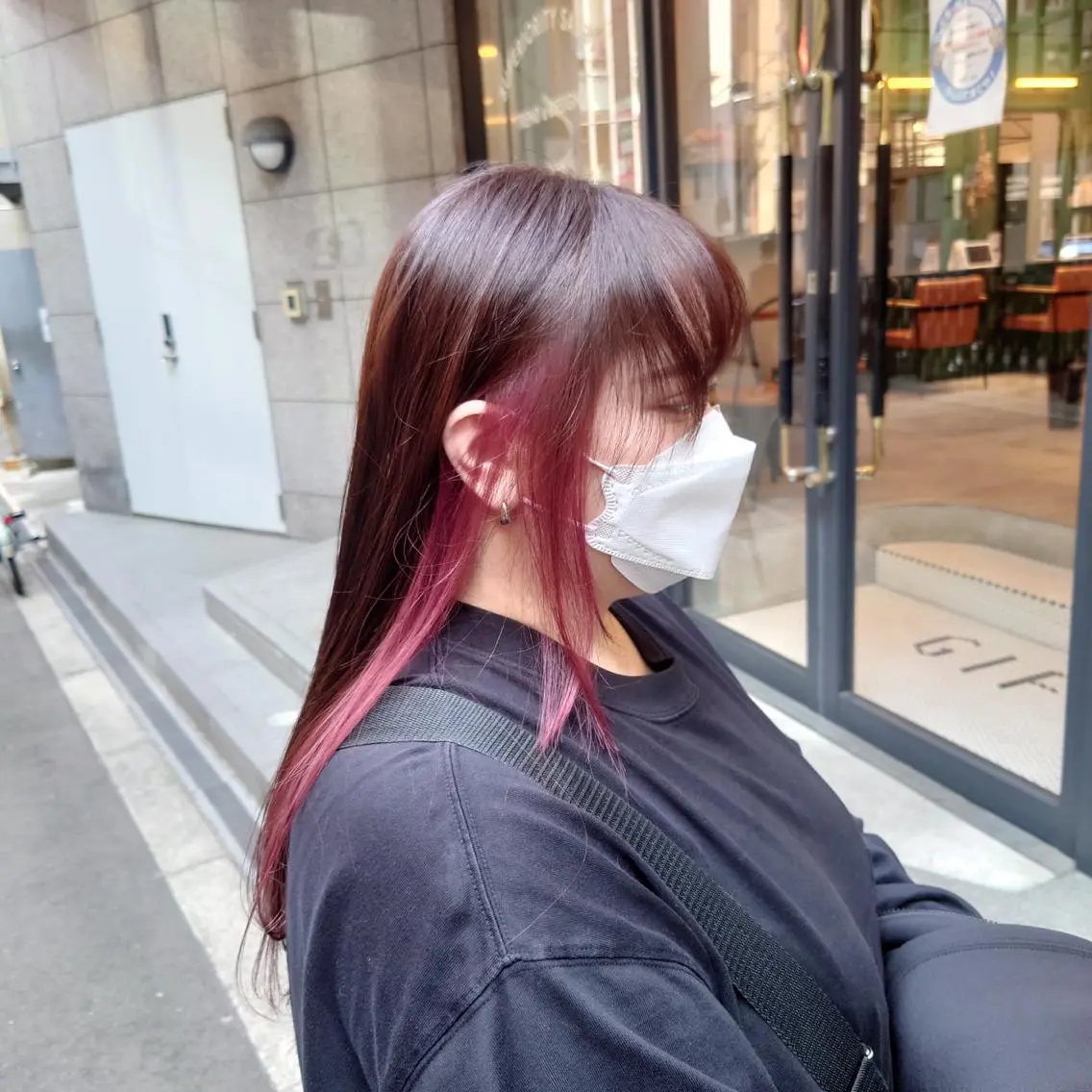 ロング カラー カット ヘアカラー トリートメント 髪質改善ストレート Kantaのヘアスタイル